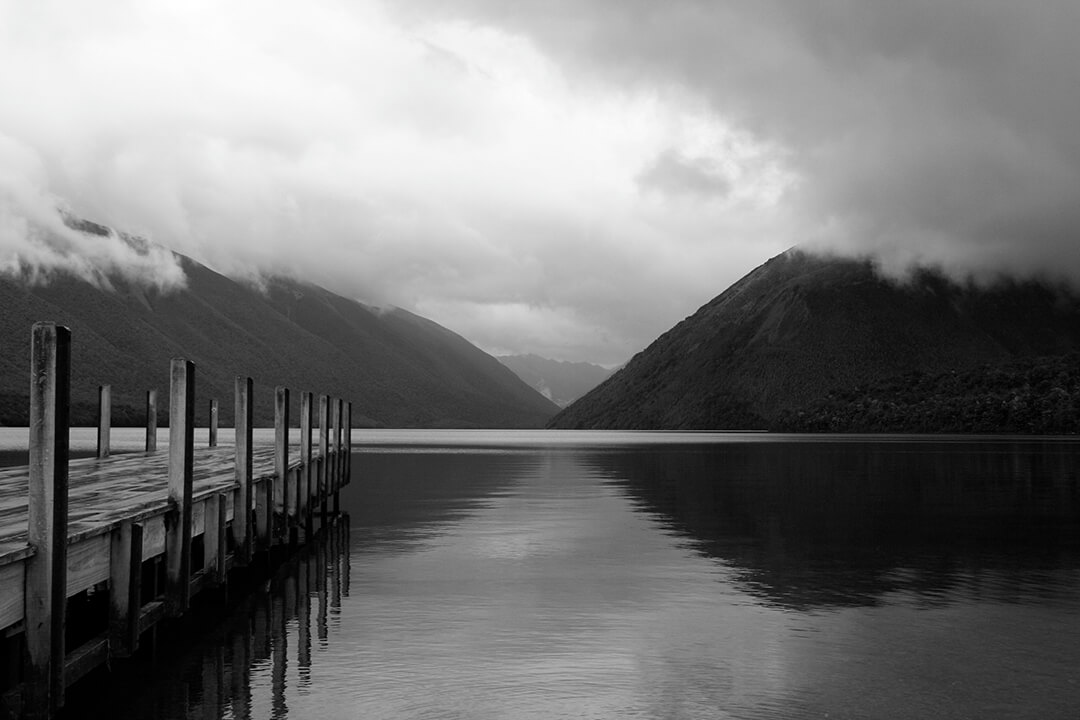NZ jetty 3 by Malcolm Bowling